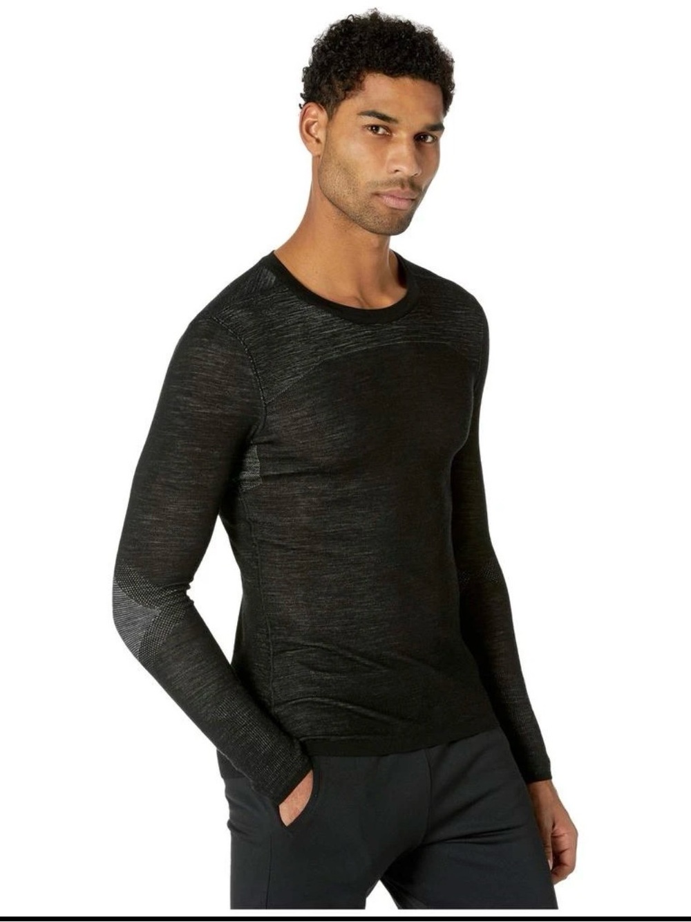 Smartwool Intraknit Merino 200 Crew Men’s XL Black White NWT $120